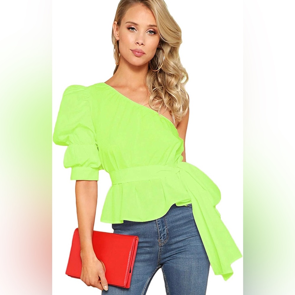 Neón green top xl